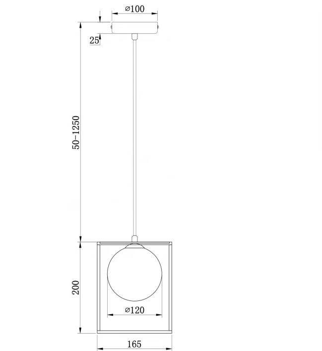 Подвес FREYA FR5113PL-01G